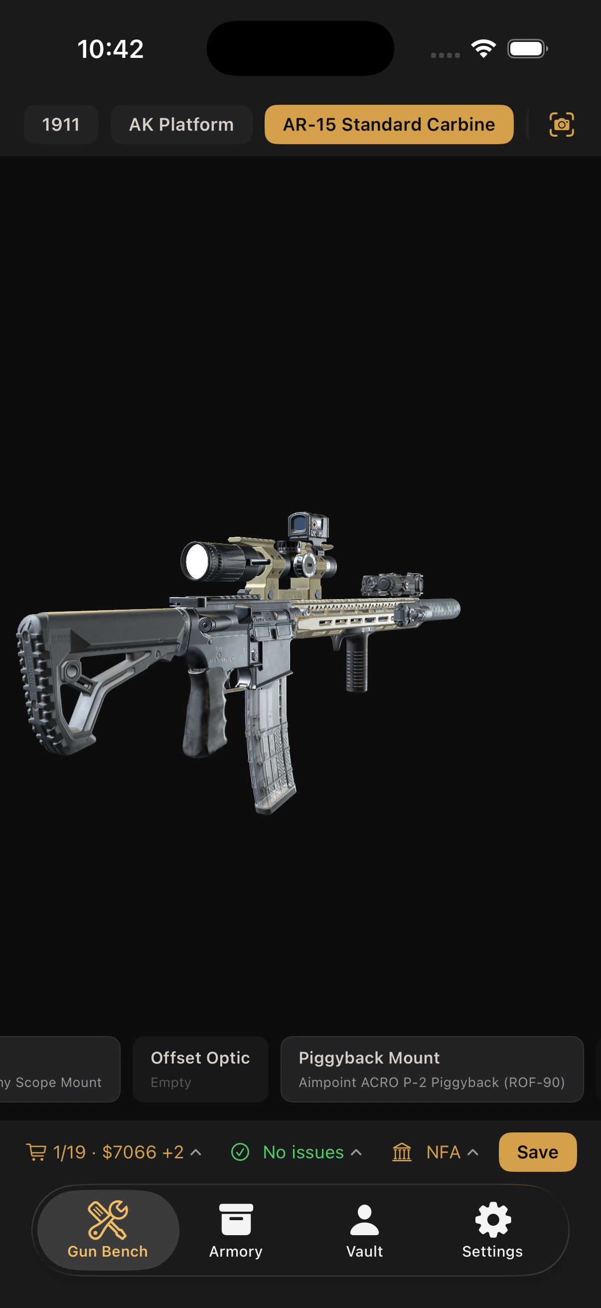 18-inch DMR build with LPVO and ACRO piggyback